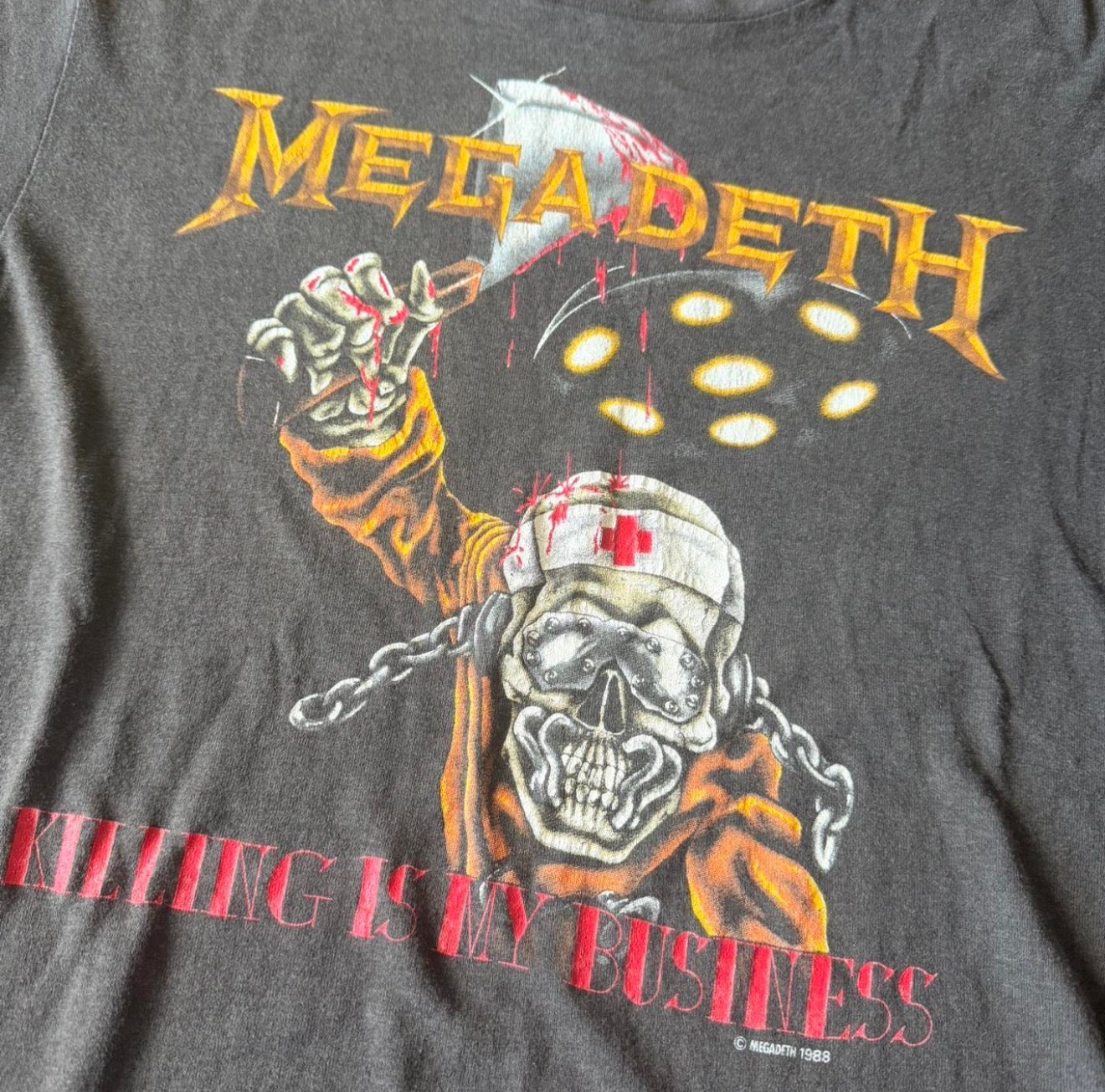 Vintage 1988 Megadeath “Killing is my Business” Tour T-shirt