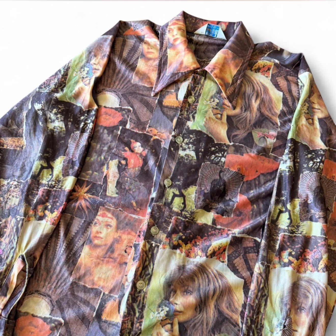 Vintage 1970s Grants Men’s Wear Disco Shirt