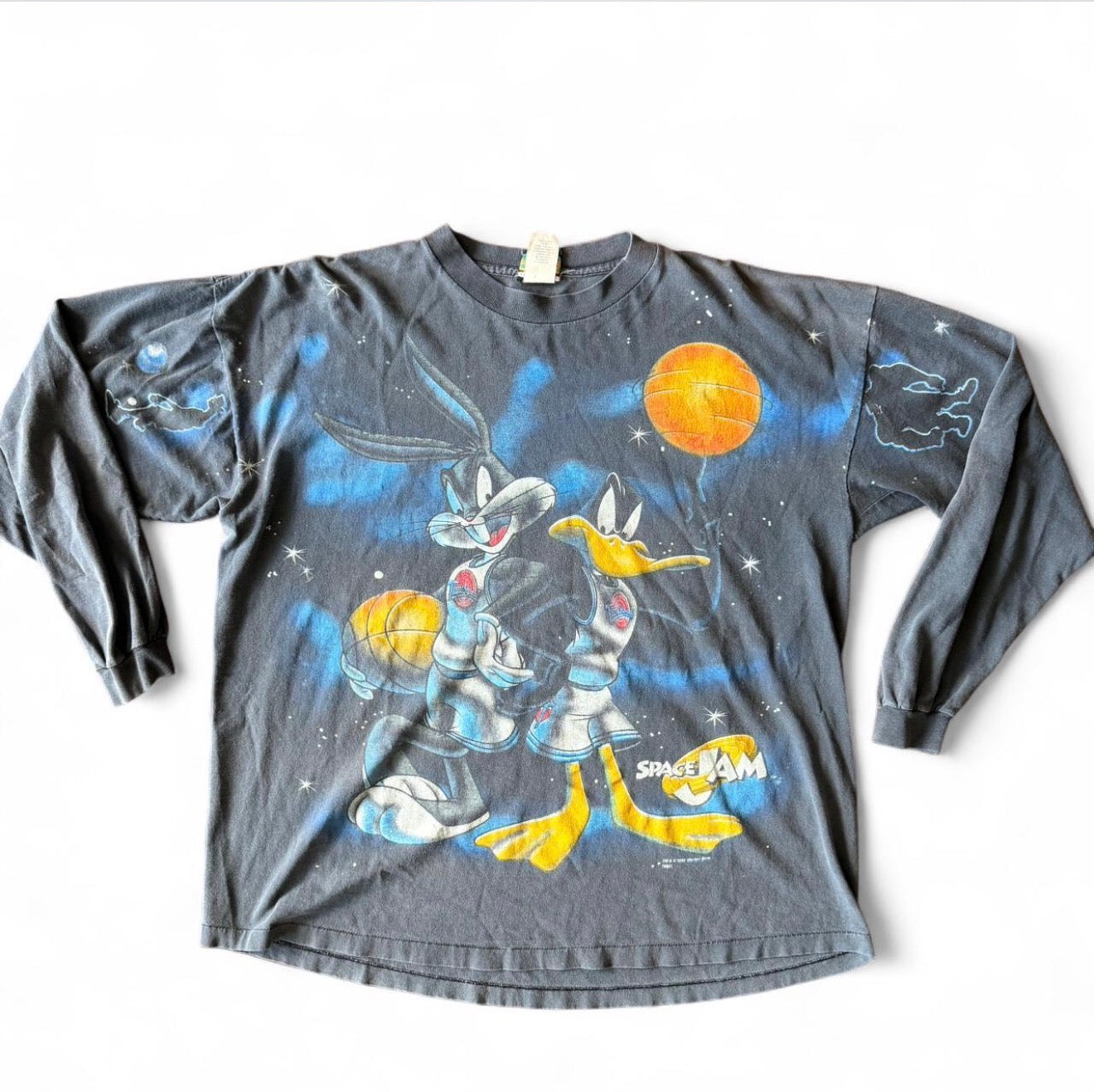 Vintage 1996 Looney Tunes Space Jam long sleeve t-shirt