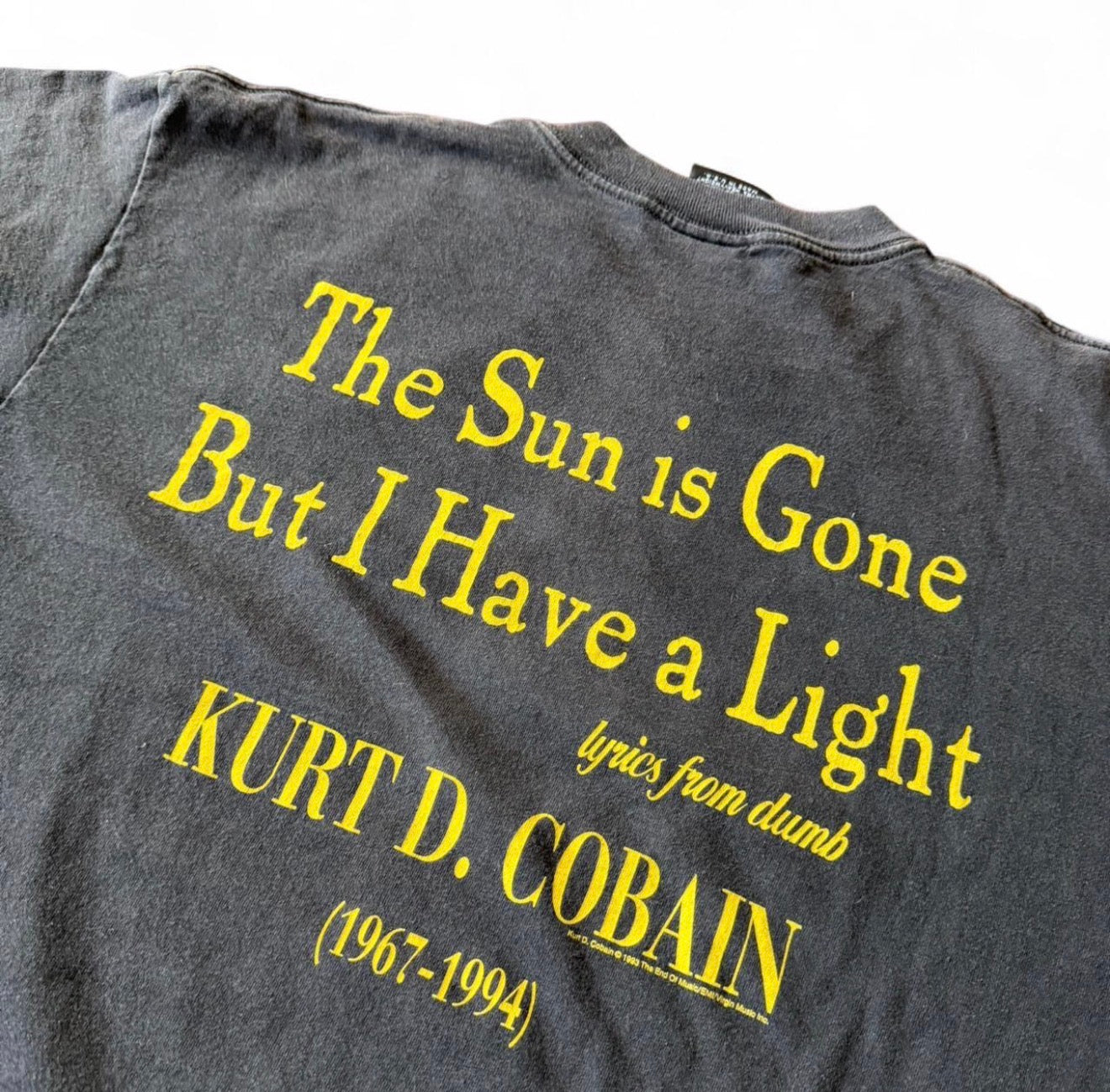 Vintage 1995 Kurt Cobain Memorial T-shirt