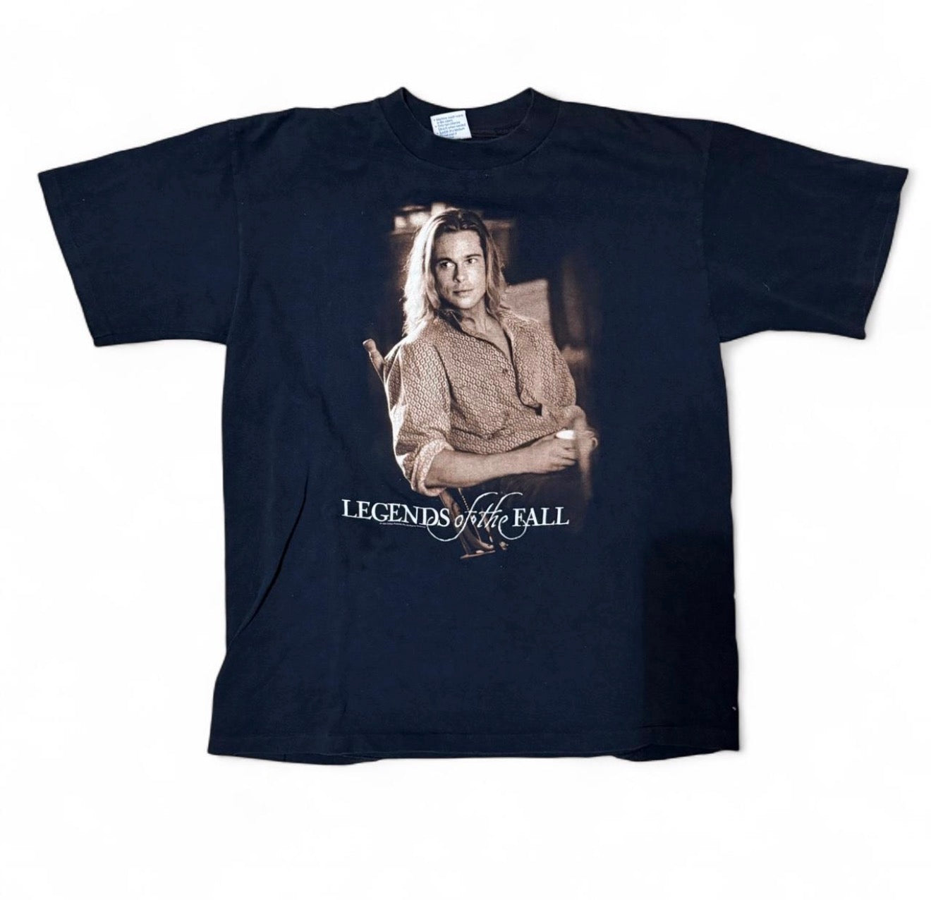 Vintage Legends of the Fall Brad Pitt black cotton t-shirt 1994