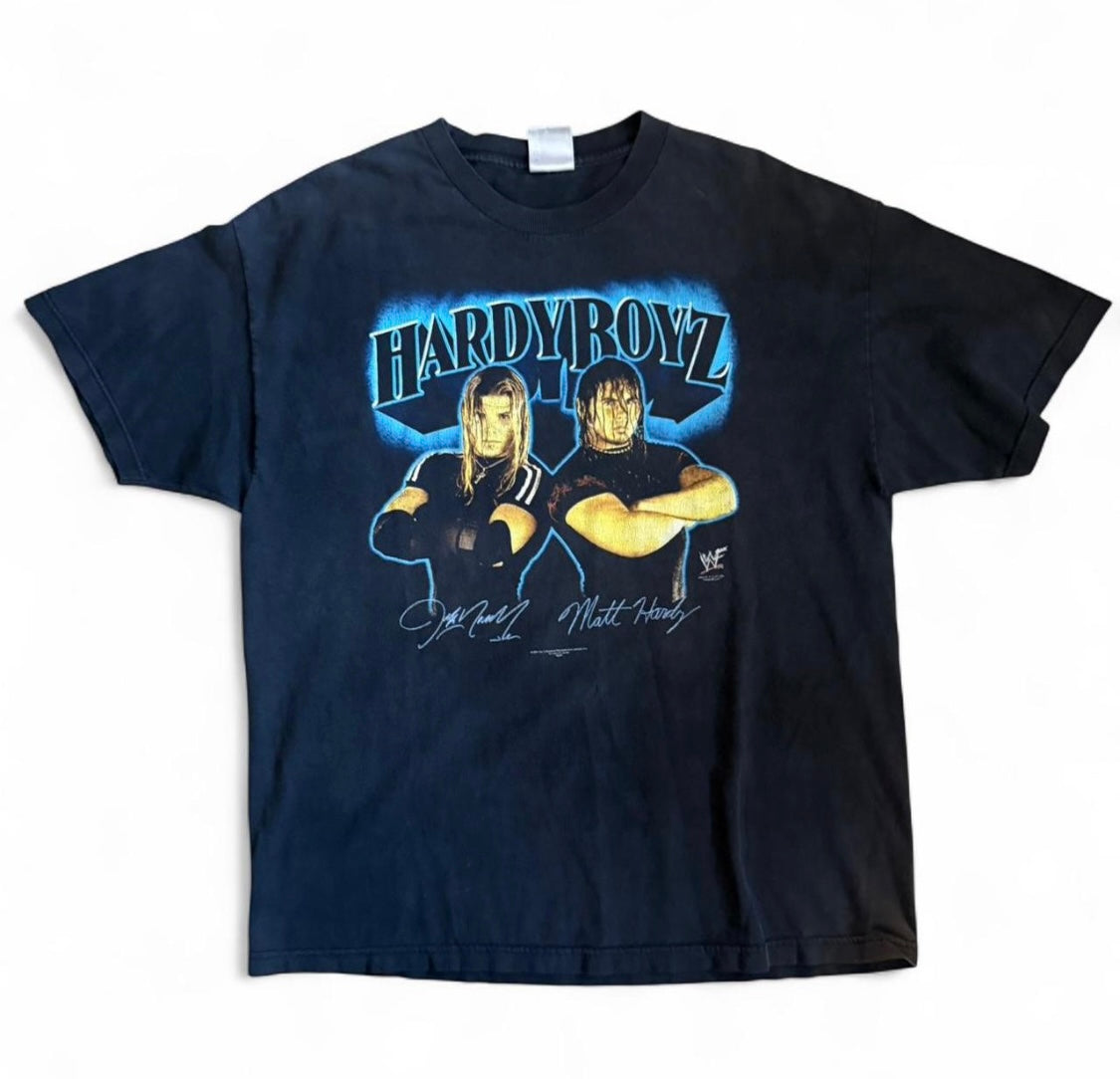 Vintage 2001 WWF Jeff and Matt Hardy Boyz T-shirt