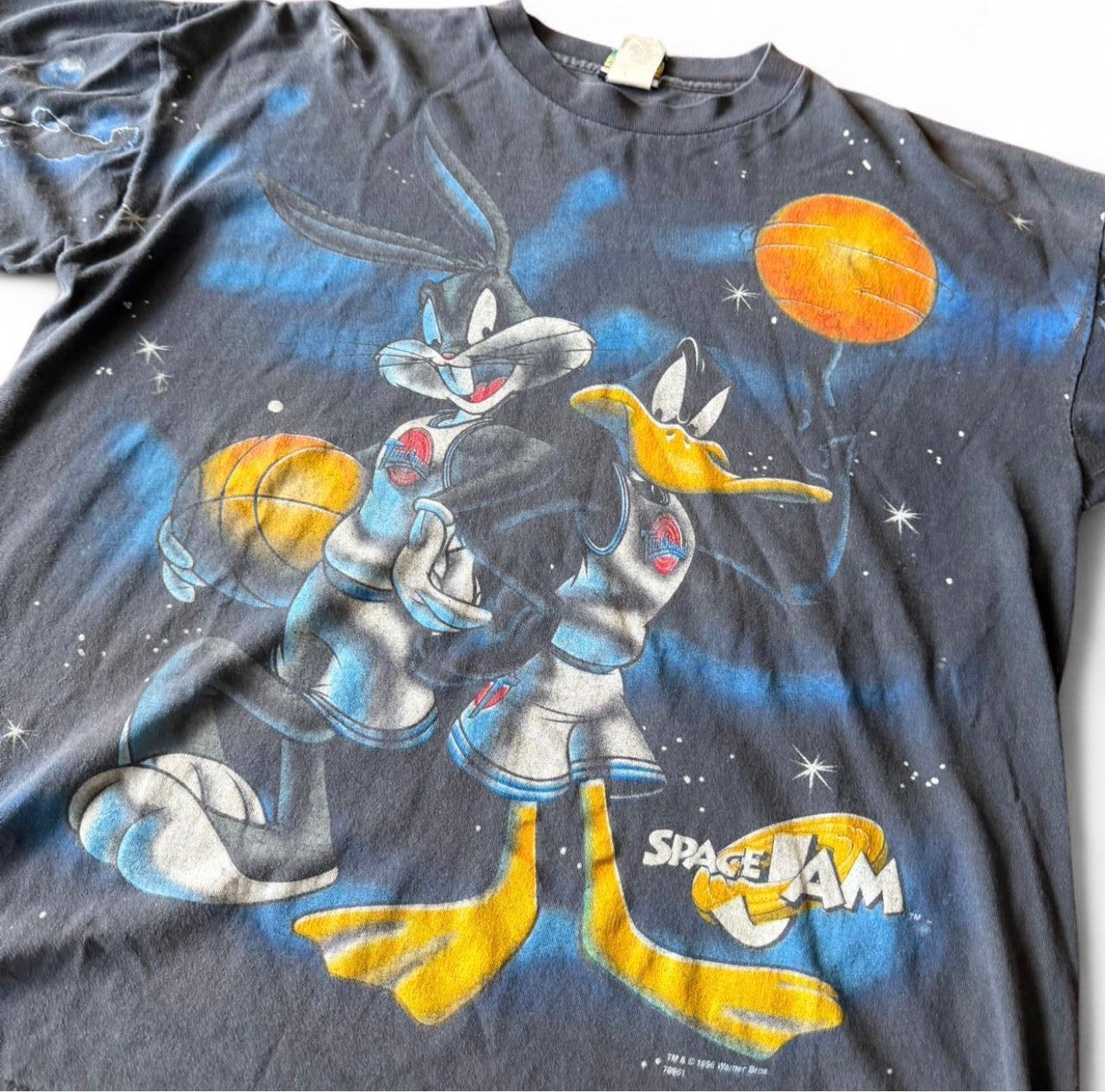 Vintage 1996 Looney Tunes Space Jam long sleeve t-shirt