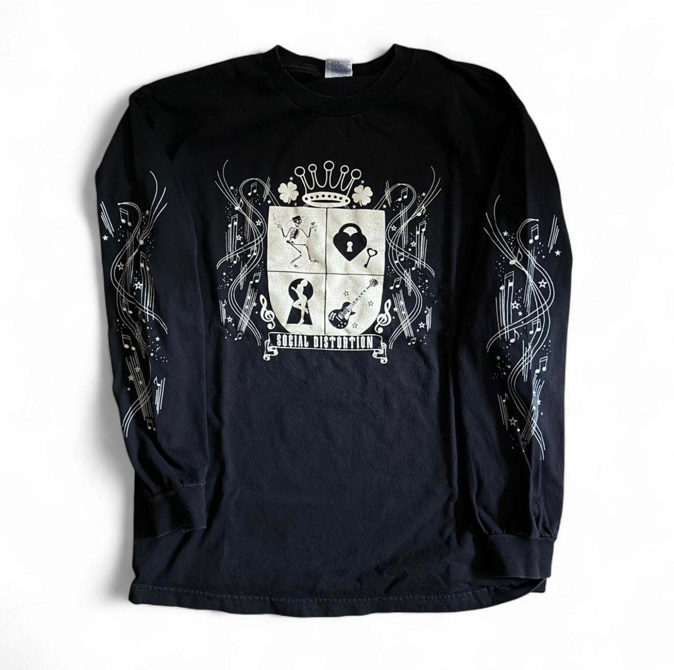 Vintage Y2K Social Distortion Long Sleeve Band T-shirt