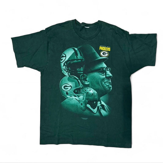 1997 Green Bay Packers Vince Lombardi T-shirt - single stitch