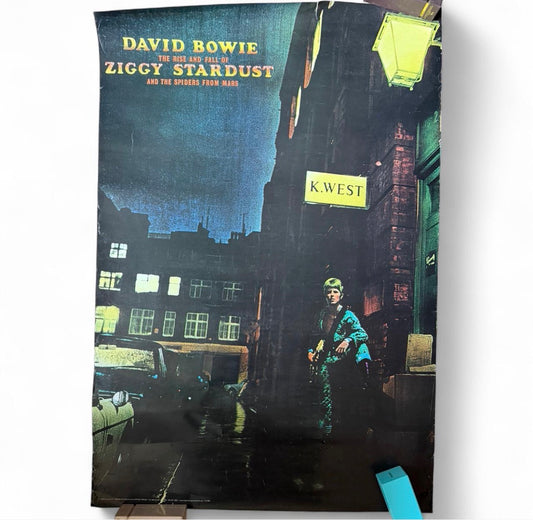 Vintage 2000 David Bowie The Rise and Fall of Ziggy Stardust and the Spiders from Mars Poster (24” x 36”)