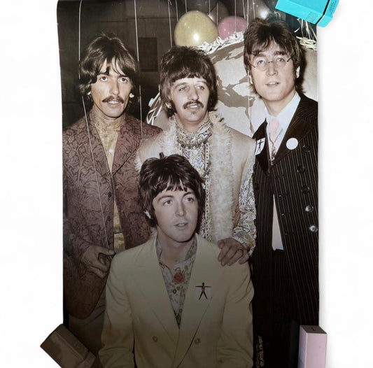 Vintage The Beatles Poster (24” x 36”)