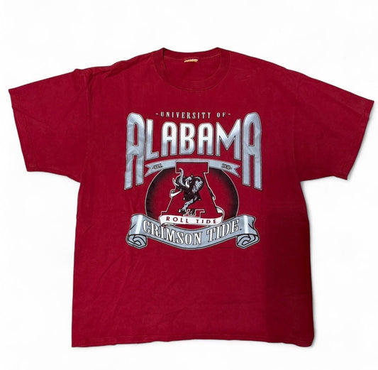University of Alabama vintage 90s red and white T-shirt alabama