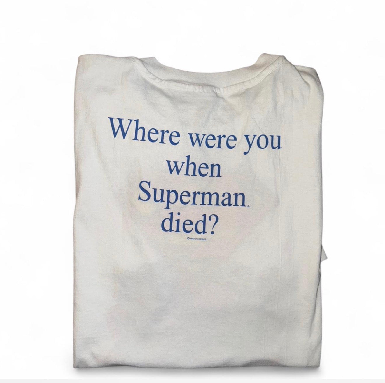 1992 Superman 1938-1992 Superman Died T-Shirt #superman dc comics