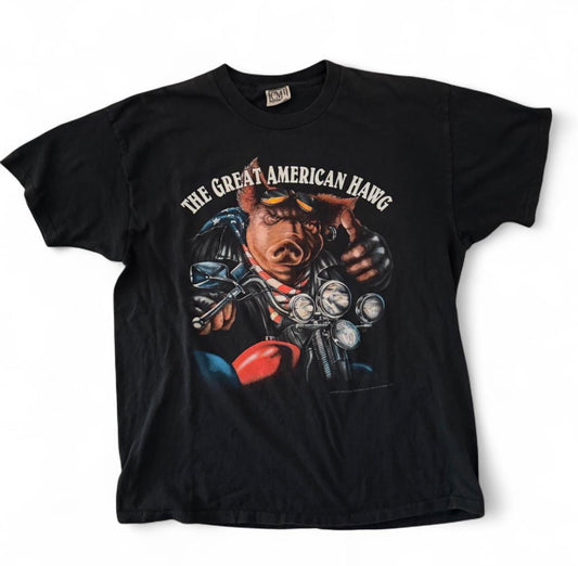 1993 The Great American Hawg Bike T-shirt (CMJ)