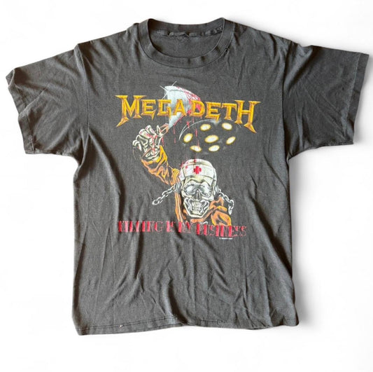 Vintage 1988 Megadeath “Killing is my Business” Tour T-shirt