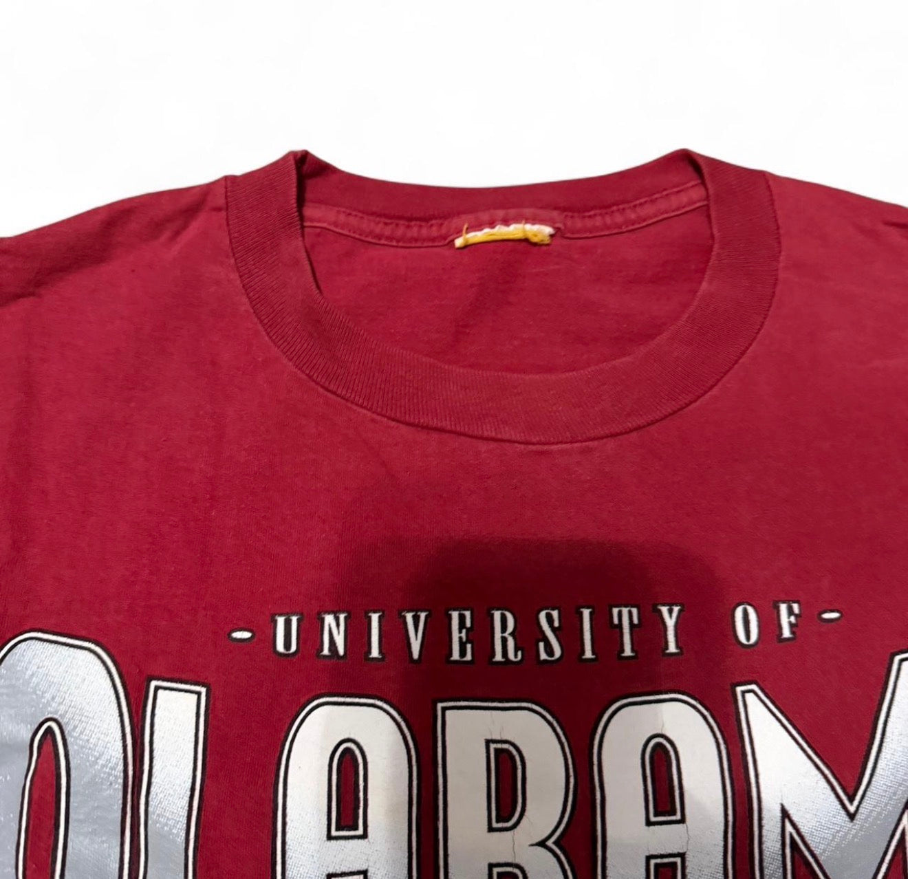 University of Alabama vintage 90s red and white T-shirt alabama