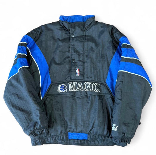 Vintage 90s Orlando Magic Puffer Pullover Jacket