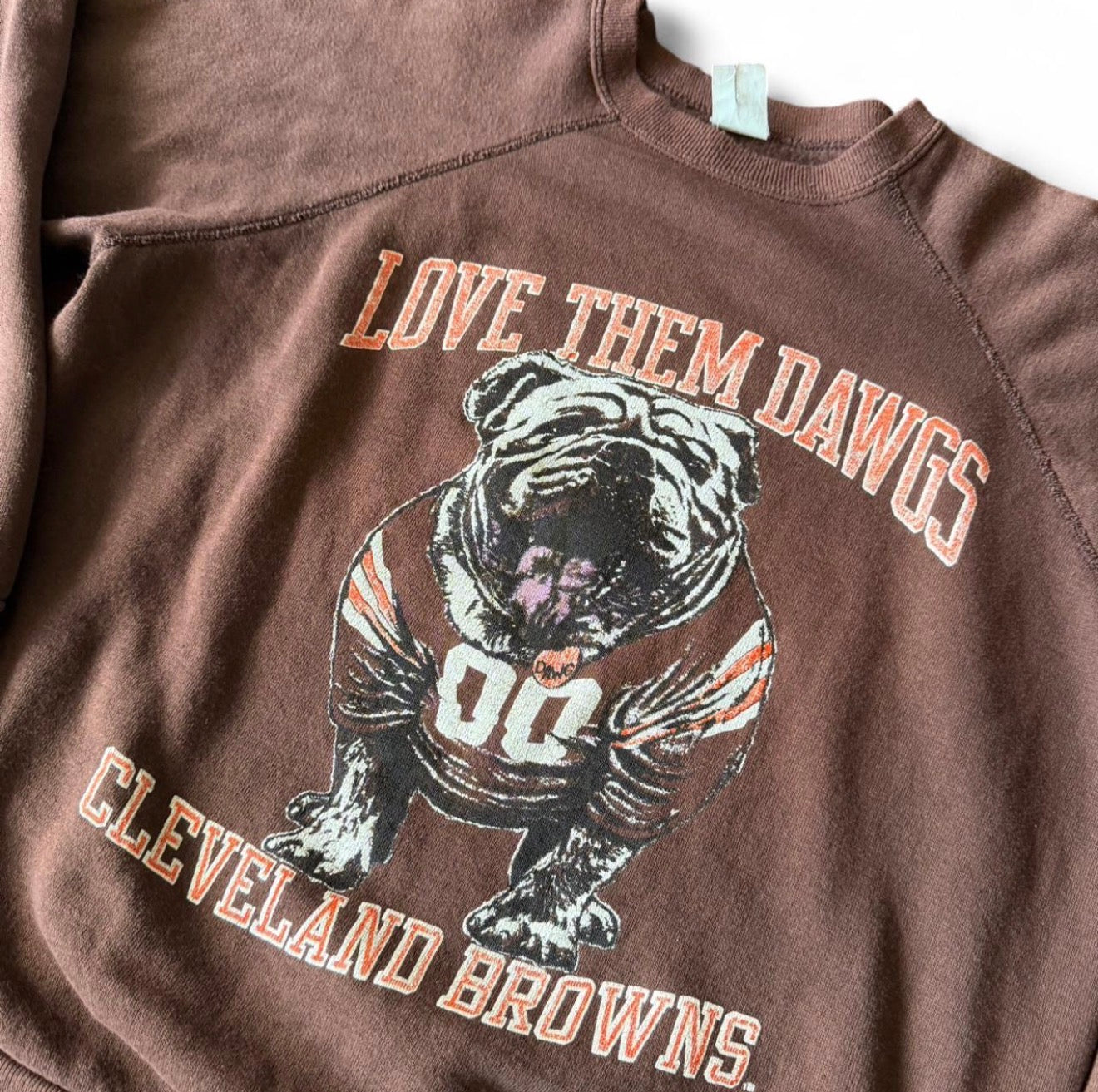 Vintage 1980s Cleveland Browns NFL Football Crewneck (Tag Large fits Medium)