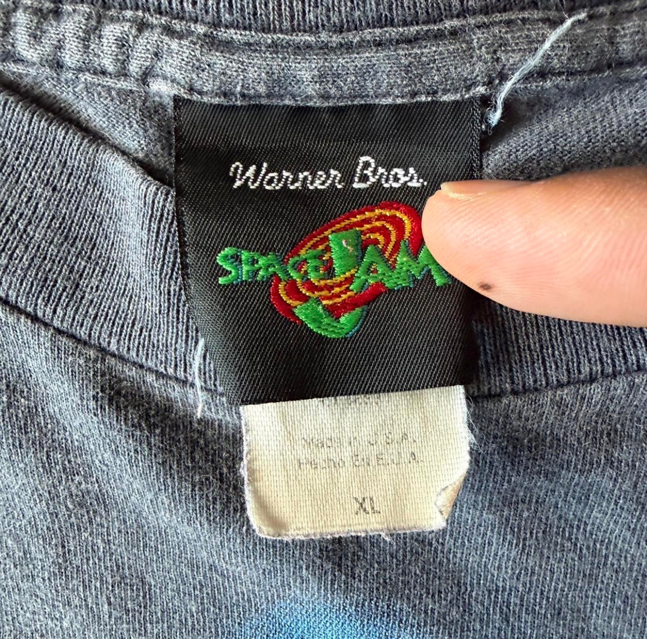 Vintage 1996 Looney Tunes Space Jam long sleeve t-shirt