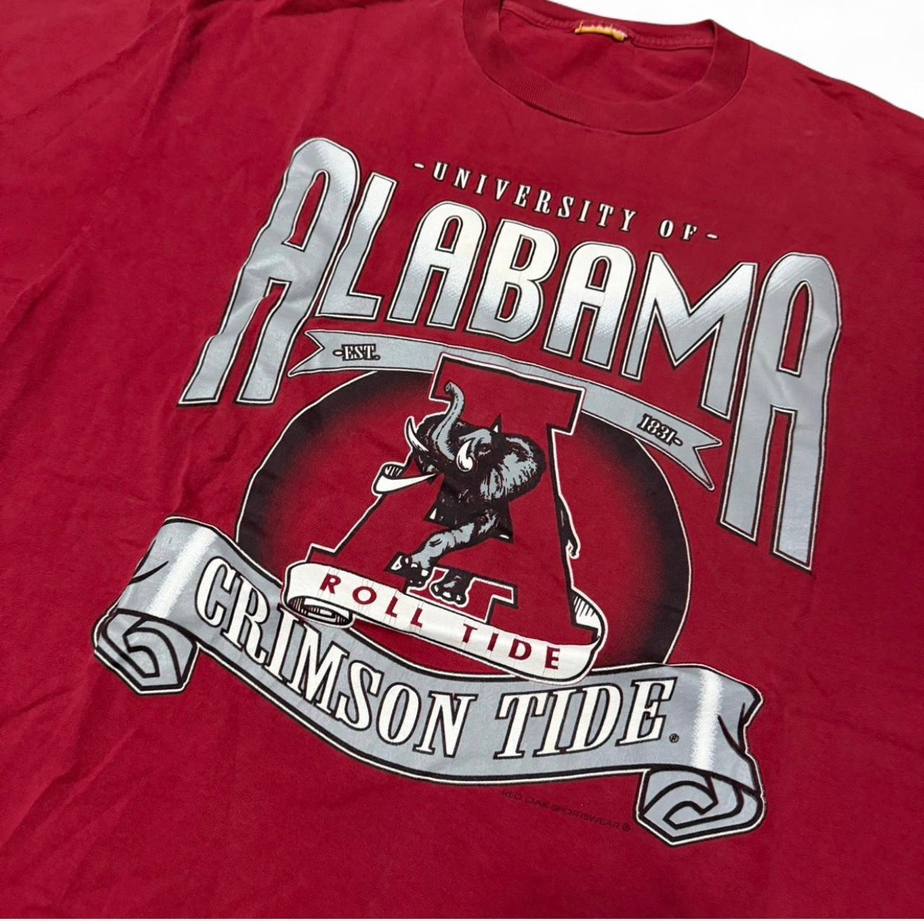 University of Alabama vintage 90s red and white T-shirt alabama