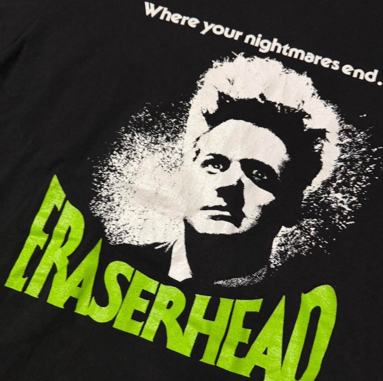 Vintage 90s EraserHead Horror Movie T-shirt