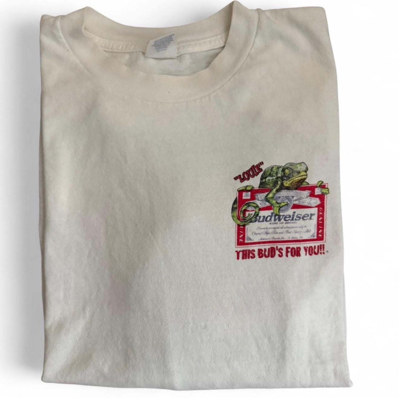 Vintage 90s Budweiser Beer Long Sleeve Shirt