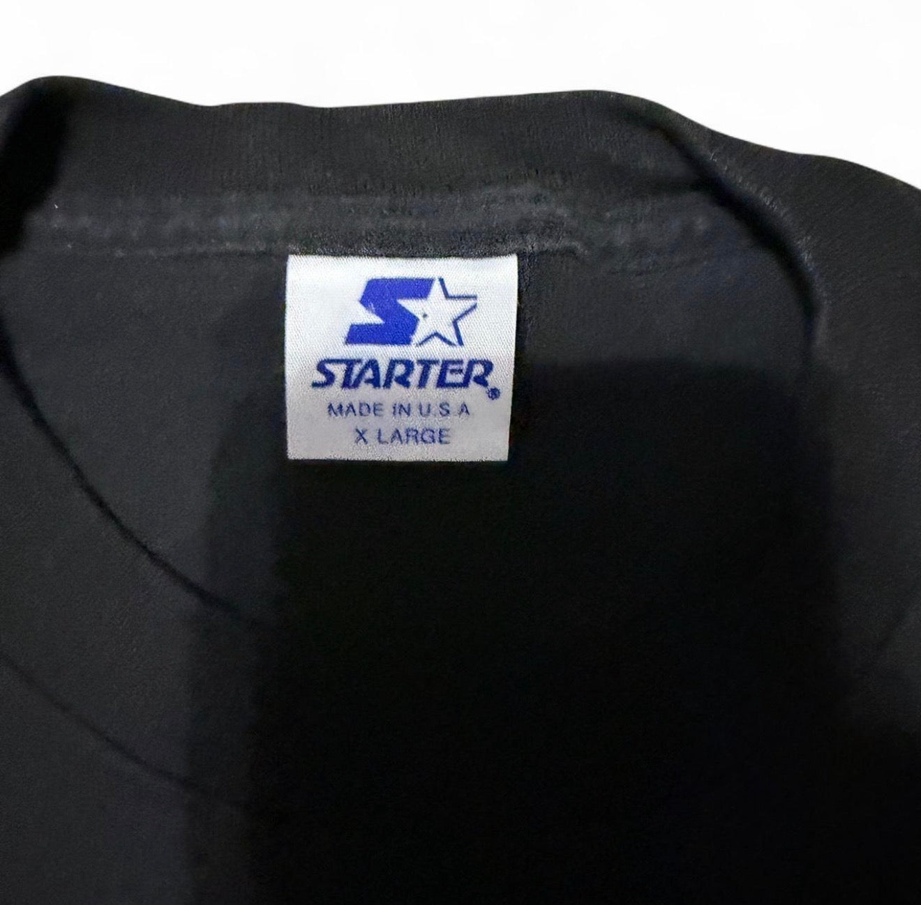 Black vintage 90s Carolina Panthers NFL tee