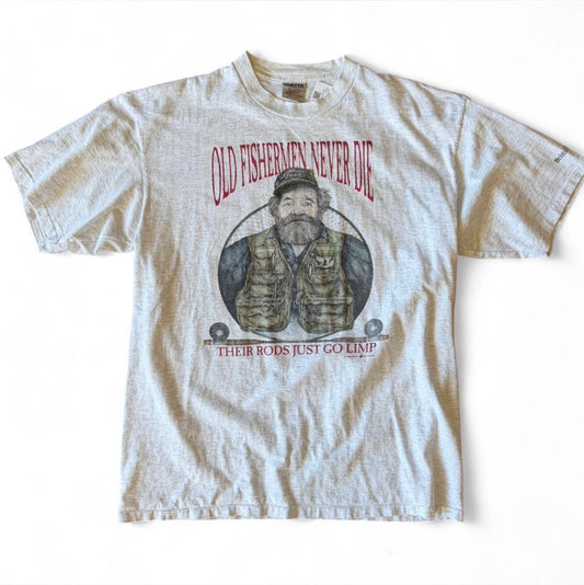 Vintage 90s Fishermen “Limp Rods” T-shirt