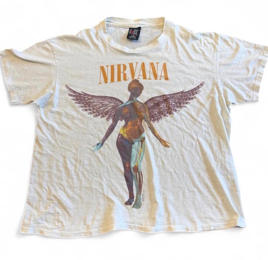 Vintage 1993 Nirvana “In Utero” Band T-shirt